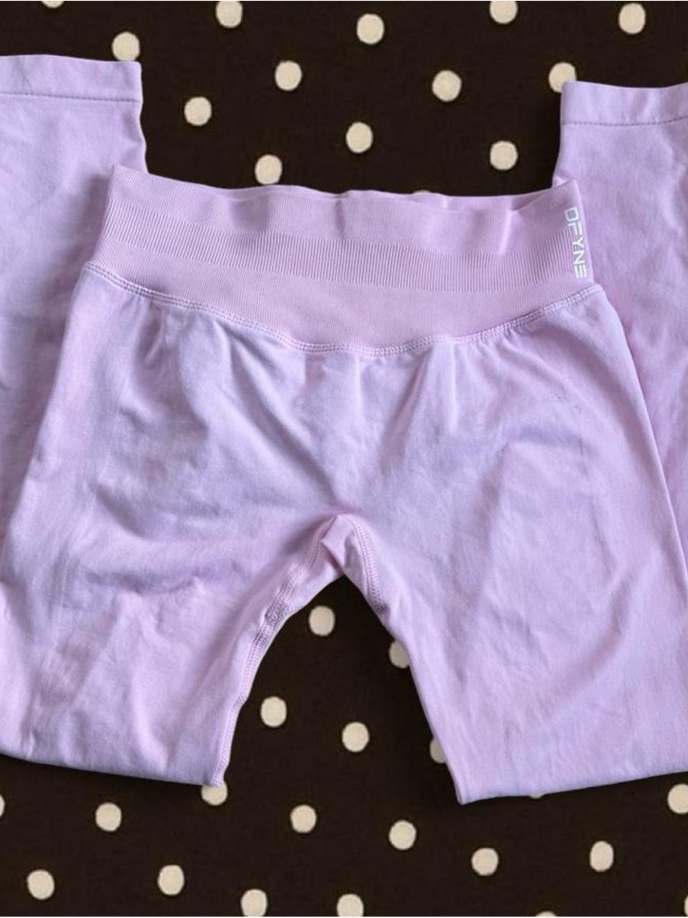Seamless Pink Leggings with High Waist
